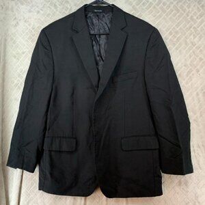 Pronto Uomo Mens Large Blazer Suit Jacket Black Formal Office Wedding